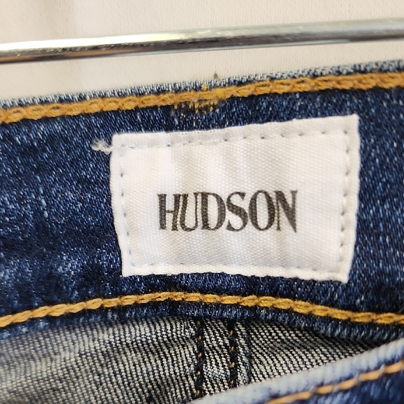 (0482) Hudson Jeans Blue Flare Wide Leg Denim - Picture 2 of 11